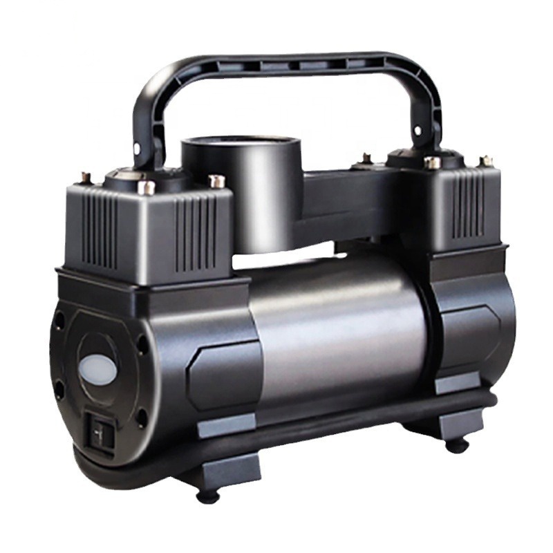 PCMOS Car Inflatable Pump Car Tires Portable Car With Electric High-Power Dual-Cylinder Lighting High-Pressure Pumps
