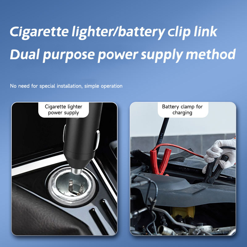 PCMOS Car Inflatable Pump Car Tires Portable Car With Electric High-Power Dual-Cylinder Lighting High-Pressure Pumps
