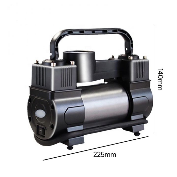 PCMOS Car Inflatable Pump Car Tires Portable Car With Electric High-Power Dual-Cylinder Lighting High-Pressure Pumps
