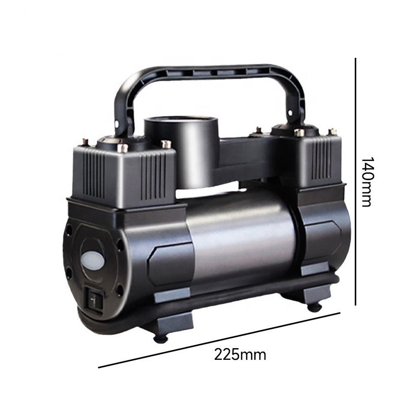 PCMOS Car Inflatable Pump Car Tires Portable Car With Electric High-Power Dual-Cylinder Lighting High-Pressure Pumps