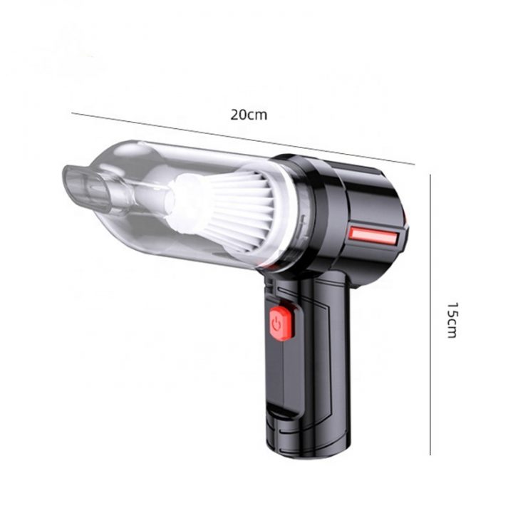 PCMOS High-Power Cordless Handheld Vacuum Cleaner Small Wireless Rechargeable Mini Car Vacuum Powerful Home Car Suction ABS