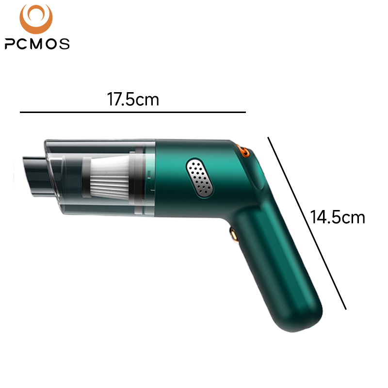 PCMOS High Power Mini Portable Rechargeable Handheld Vacuum Cleaner Strong Suction Cordless Wireless for Household Use