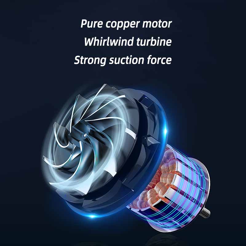 PCMOS Portable 12V Wet & Dry Auto Vacuum Cleaner Custom Logo High-Power ABS Material Colour Change Wireless For Cars