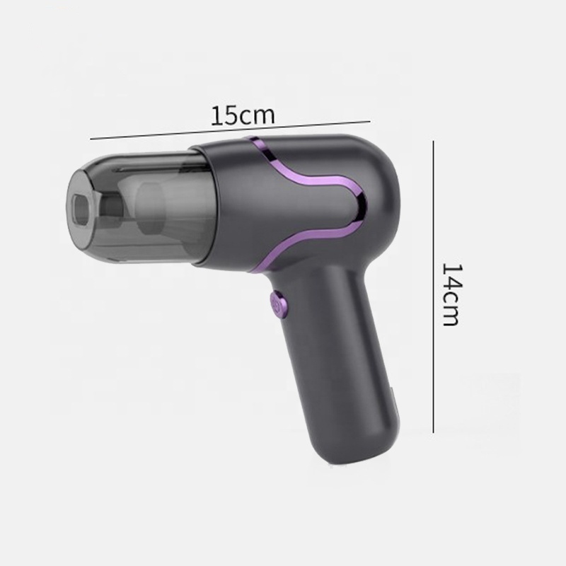 PCMOS Portable Handheld Car Vacuum Cleaner 2-in-1 Design Large Power Cordless Cleaning Brushless Motor Made Durable ABS Material