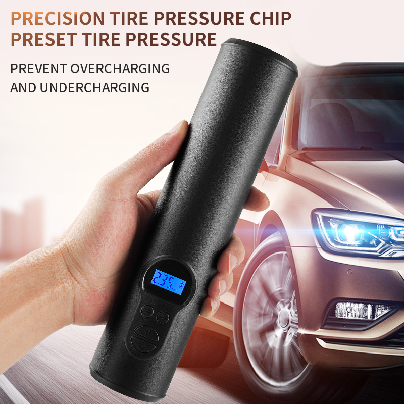 PCMOS Tire Inflator Intelligent Car Inflatable Pump Motorcycle Portable Bicycle Tire High Pressure Inflatable Electric Car Pump