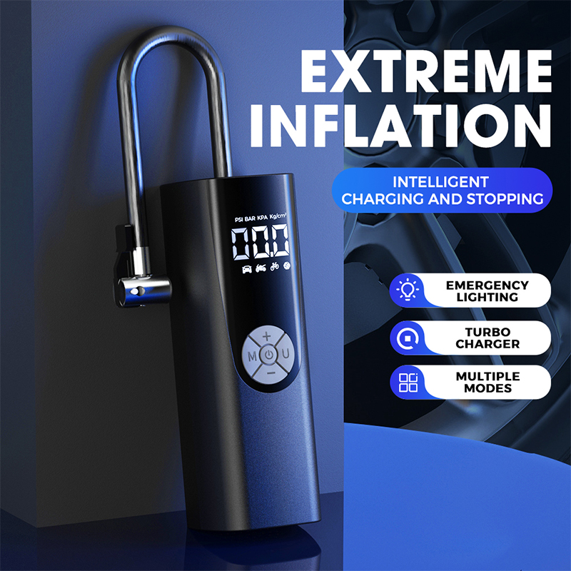 PCMOS Tire Inflators High Power Wireless Car Inflator Pump Car Tire Car Inflator Pump Multi-function Portable Electric Inflator