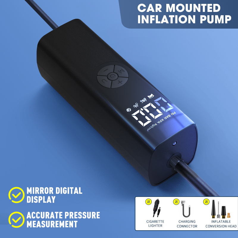PCMOS Tire Inflators High Power Wireless Car Inflator Pump Car Tire Car Inflator Pump Multi-function Portable Electric Inflator