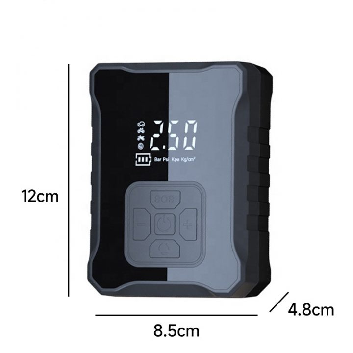 PCMOS Tire Inflators Rechargeable Portable Air Compressor for Car Tire Air Pump Tire Auto Stop Mini Air Pump