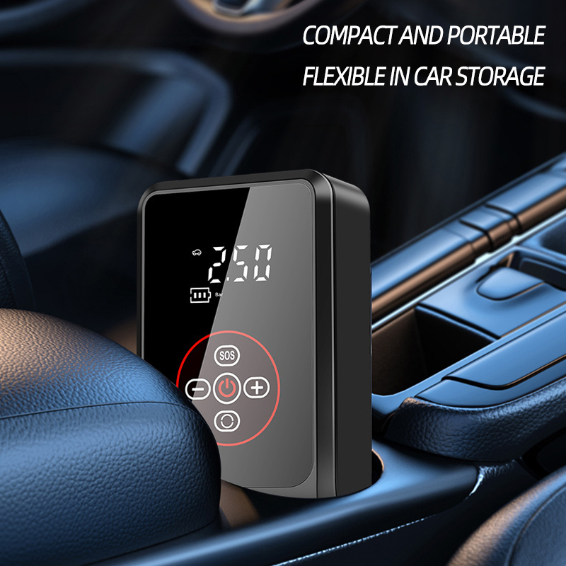 PCMOS Tire Inflators Wireless Car Inflation Pump 150psi Preset Auto Start Stop Basketball Inflation Pump Car Air Pump