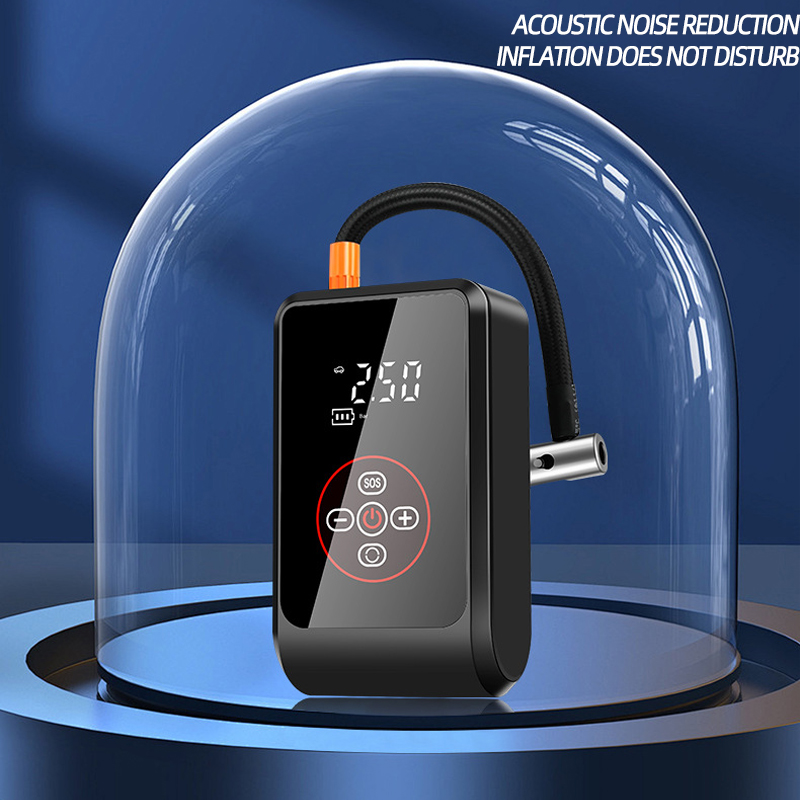 PCMOS Tire Inflators Wireless Car Inflation Pump 150psi Preset Auto Start Stop Basketball Inflation Pump Car Air Pump