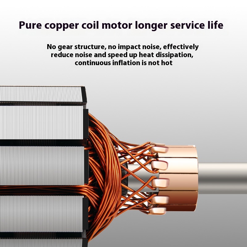 Portable 12V Double Cylinder Electric Car Air Pump High Power High Pressure Metal Inflator Emergency Light Tire Inflator
