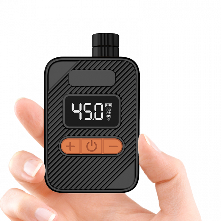 Portable 150psi High-Pressure Smart Electric Bike Tire Inflator ABS Mini Bicycle Air Pump for Cycle