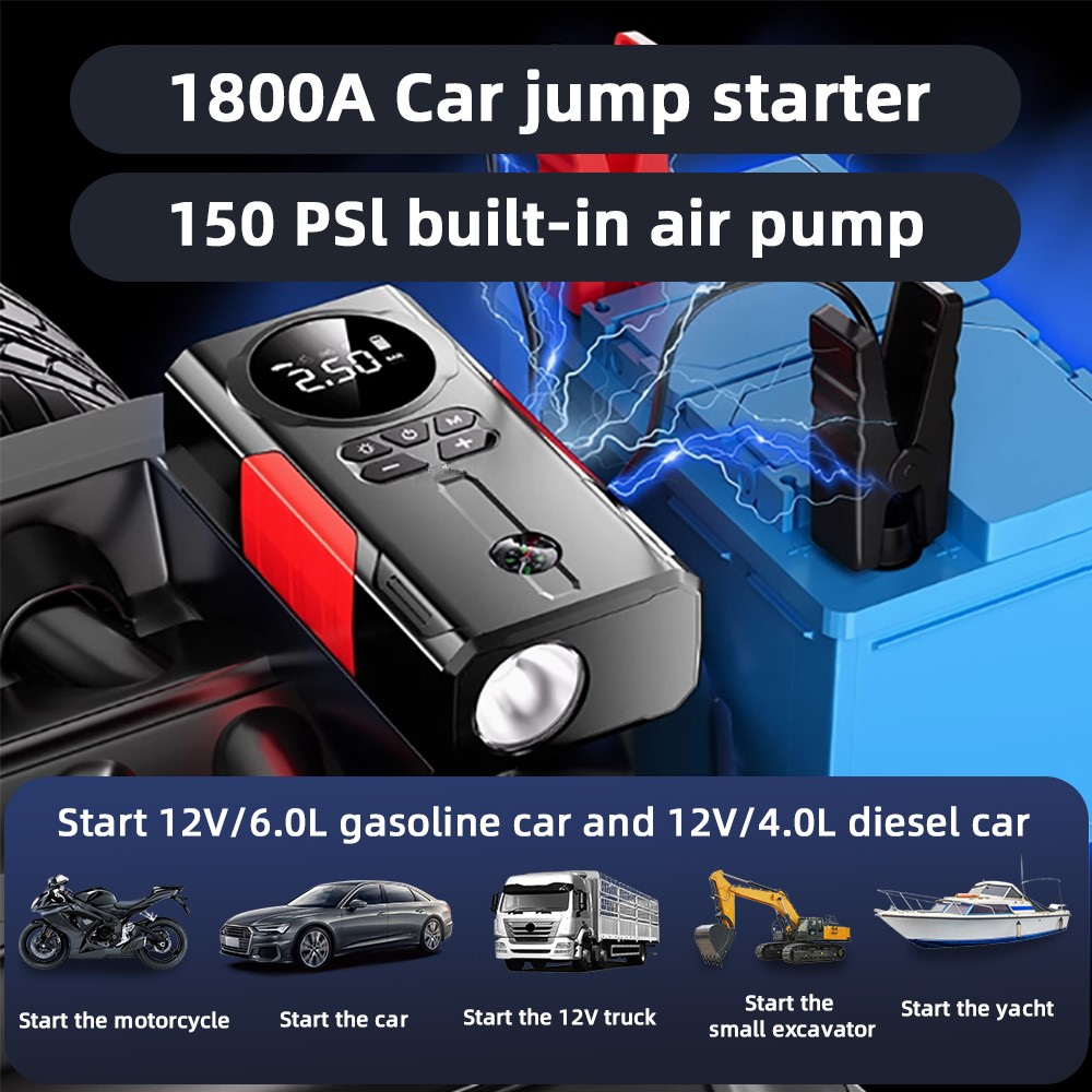 PCMOS Portable Jump Starter