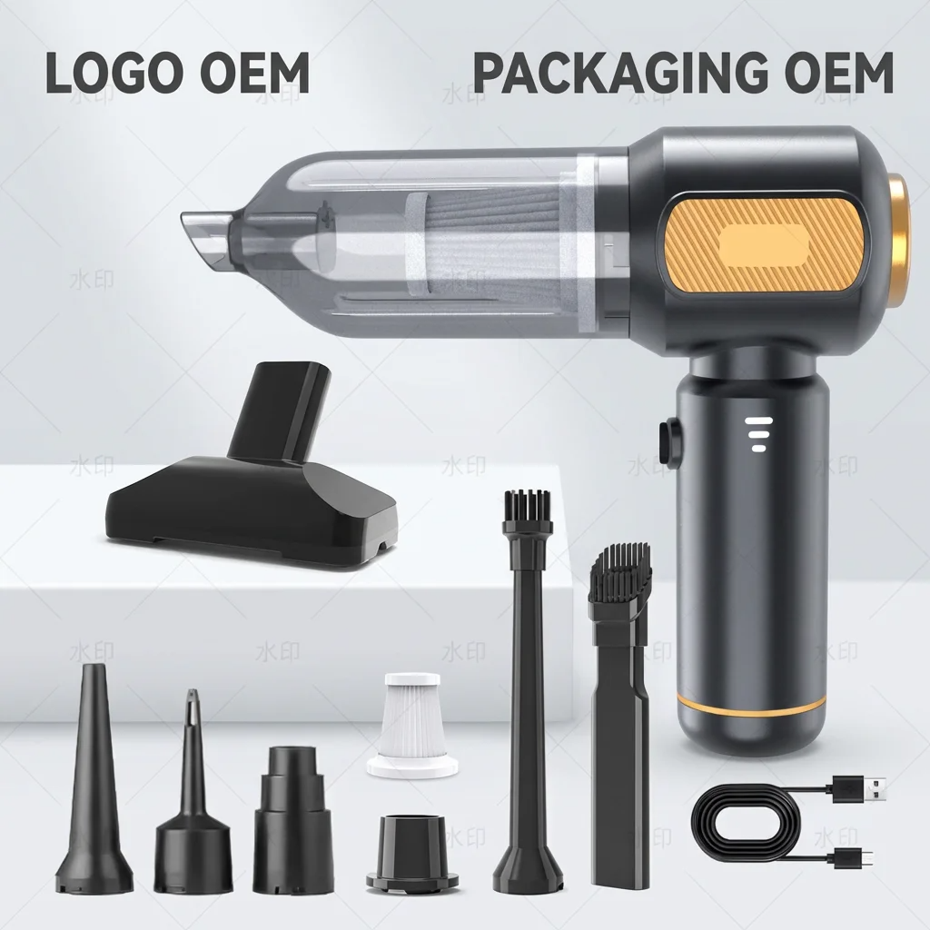 PCMOS 17000PA 1L Cordless Car Vacuum Cleaner