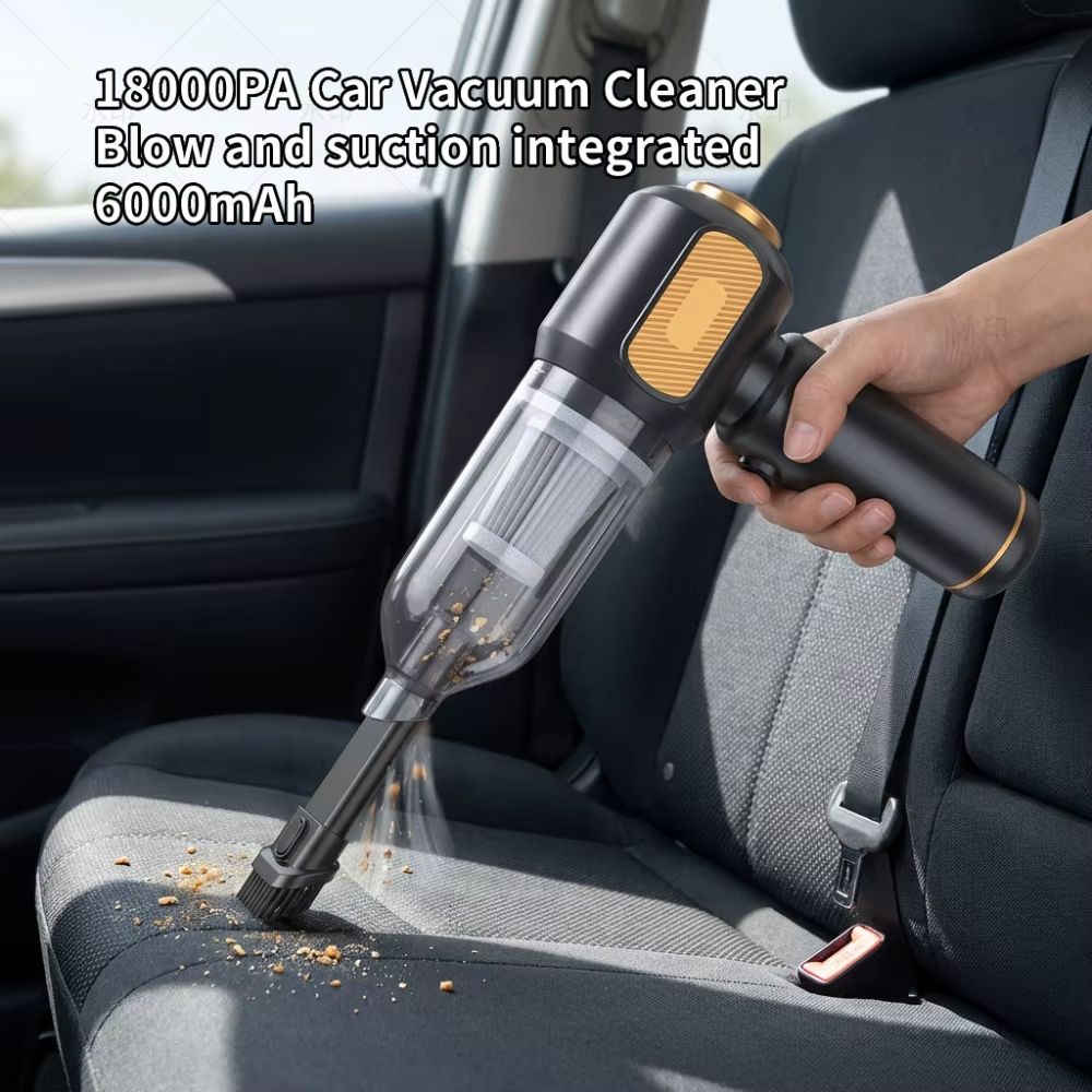 PCMOS 17000PA 1L Cordless Car Vacuum Cleaner