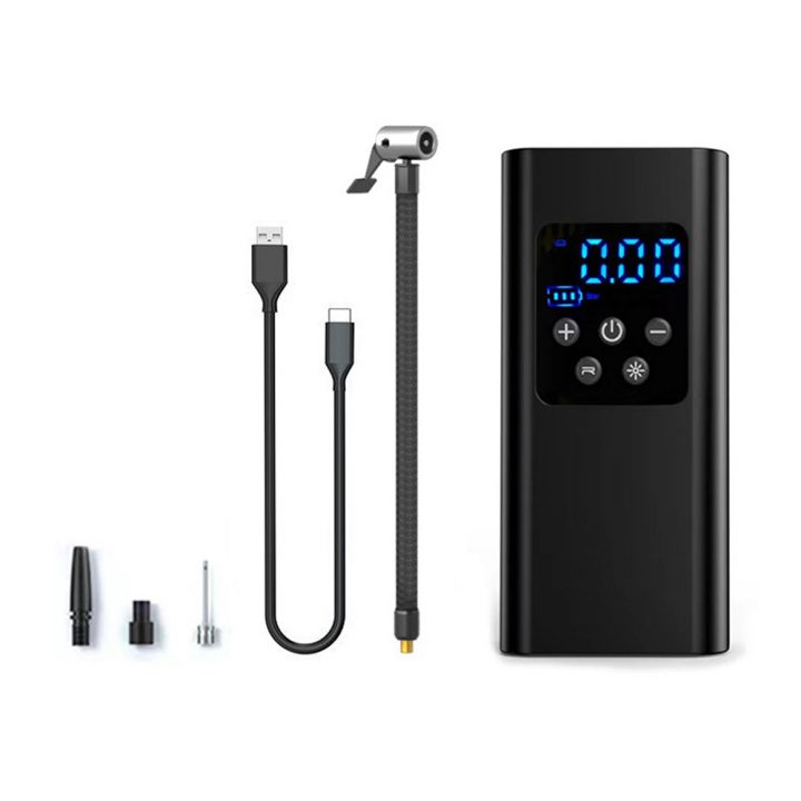 Portable Digital Display Abs Tire Inflator 6000mAh Rechargeable Electric Car c Tire Inflator Pump for Car Bike Motorcycle Ball