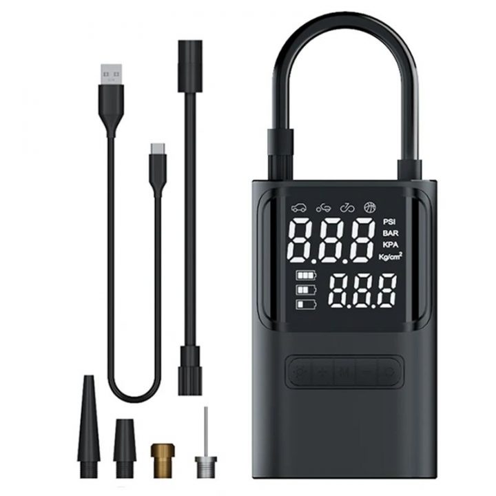 Portable Digital Tire Inflator Car Tyre Inflator Pump for Motorcycle Bicycle Auto Inflatable Air Pump