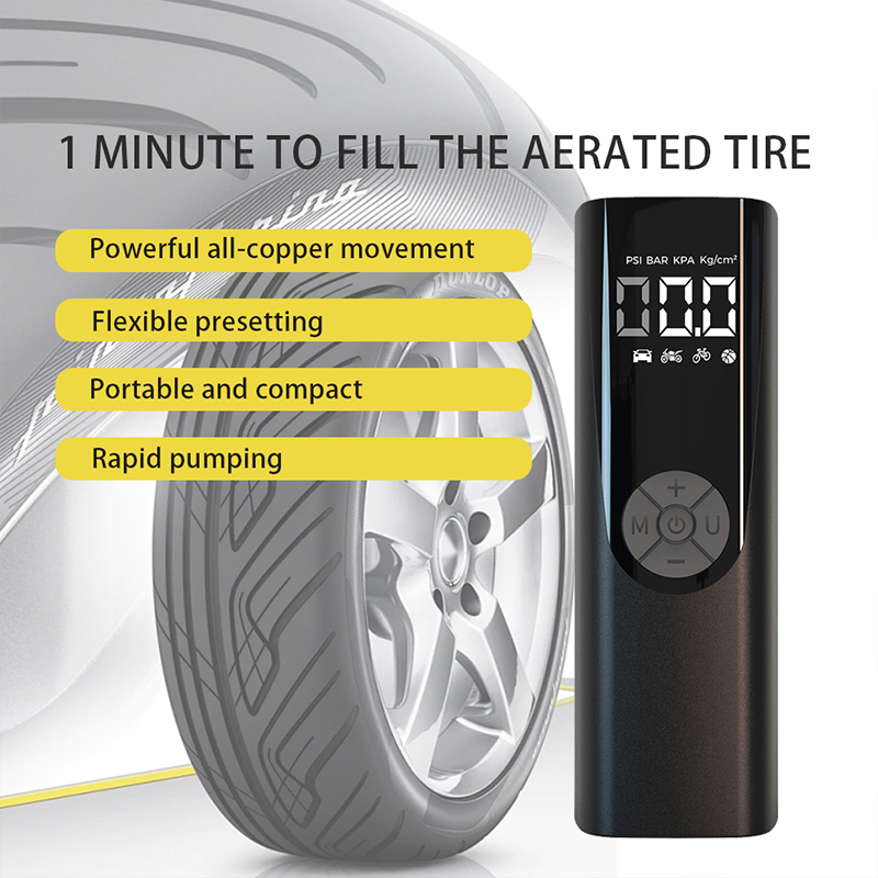 Portable Electric Digital 150PSI Bicycle Tire Inflator Air Car Pump in 12 V for Bikes Bicycle Cordless air Pump