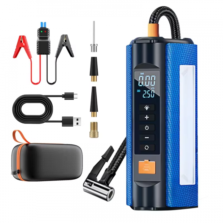 Portable Emergency Car Jump Starter Power Bank 6000/8000/10000mAh with 1000A LED Light Function for Motorcycle Use