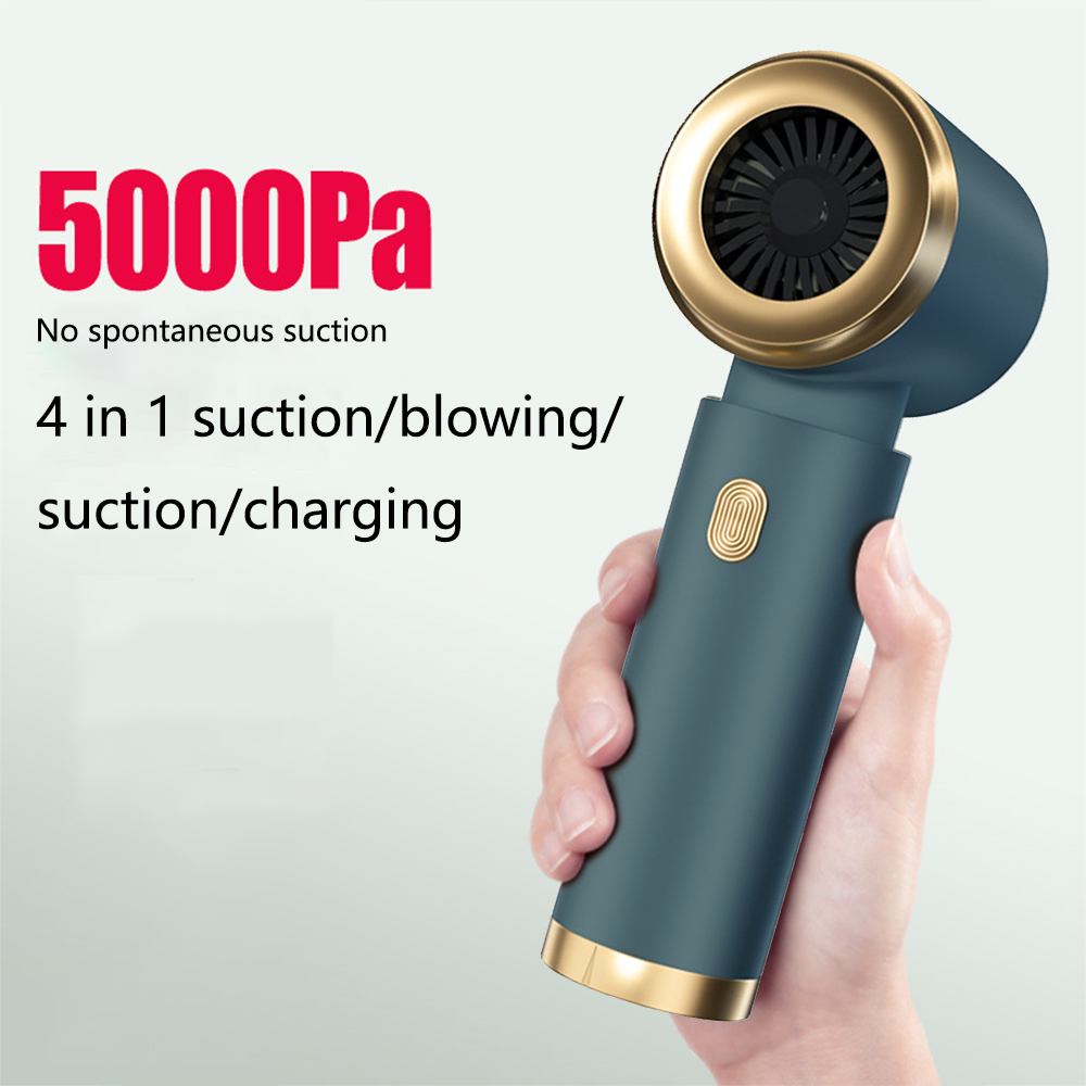 Portable Handheld 2-in-1 Cordless Vacuum Cleaner Rechargeable ABS Mini Electric Cleaning Tool Lightweight and Convenient