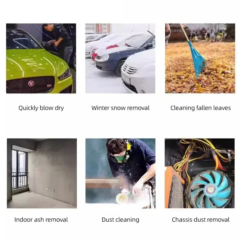 Portable Industrial Fan Air Duster High Speed Brushless Motor 16.8V 4000mAh Jet Car Air Blower