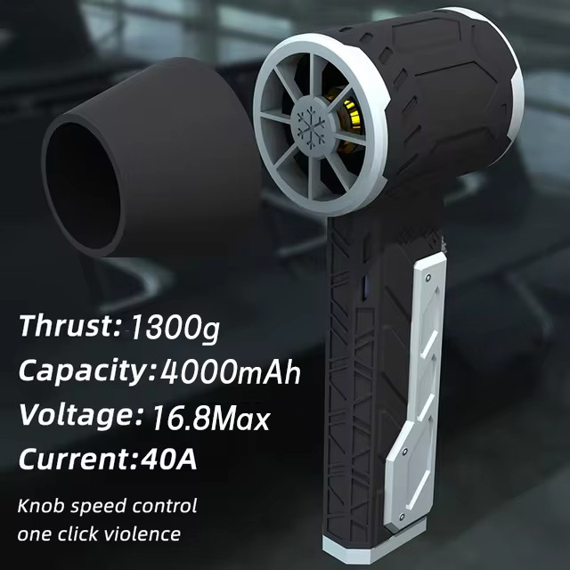 Portable Industrial for Air Duster High Power 1.3kg Thrust Super Violent Wind Jet Fan Dry Car Duster Car Cleaning Tool