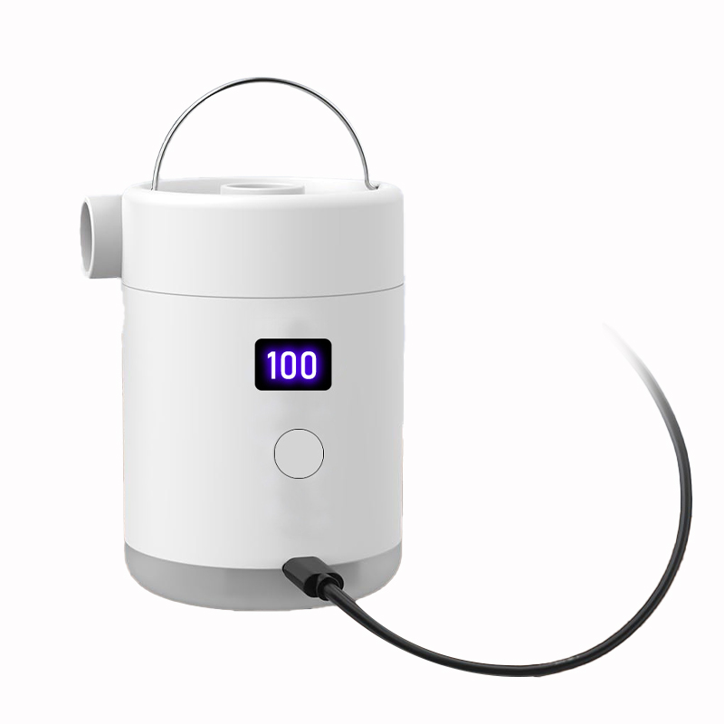 Portable Mini Electric Pump Household Outdoor Multifunctional Air Cushion Small Plastic Pump for Tent Camping
