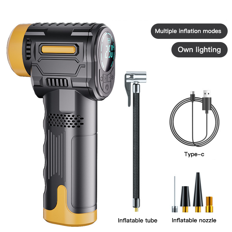 Portable Rechargeable Electric Air Pump Tire Inflator Battery Cordless Car Air Compressor for Ball Bike Motorbike Car