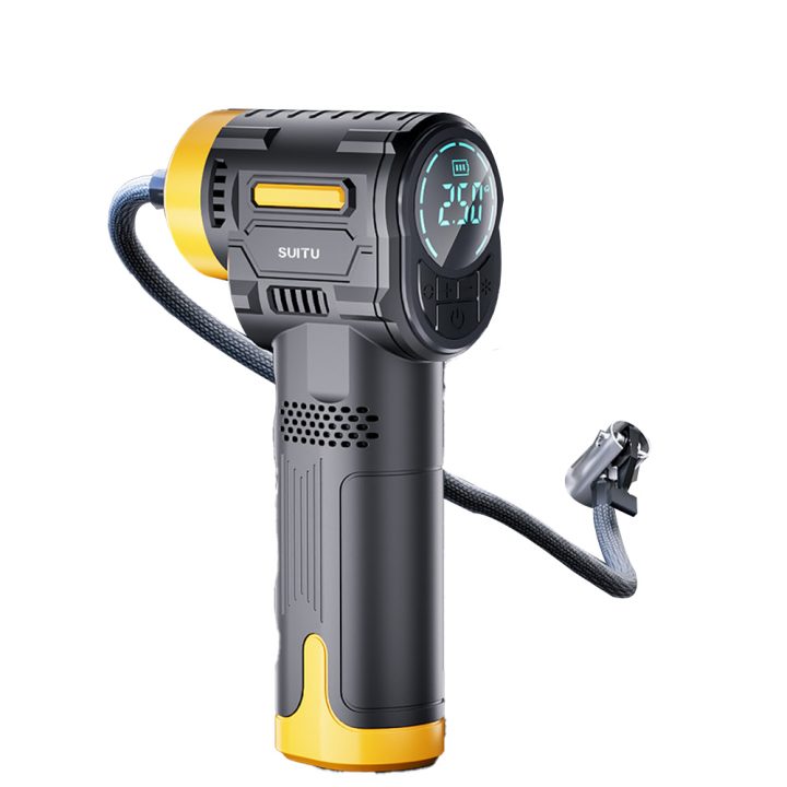 Portable Rechargeable Electric Air Pump Tire Inflator Battery Cordless Car Air Compressor for Ball Bike Motorbike Car