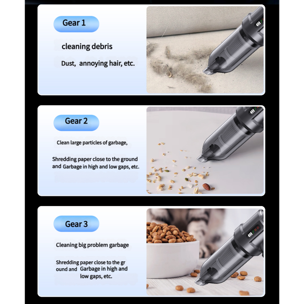 Portable Vacuums Car Cleaner Dc12v High Power Handheld Mini Cordless Vacuum Cleaner for Car Powerful Vacuum Cleaner for Car