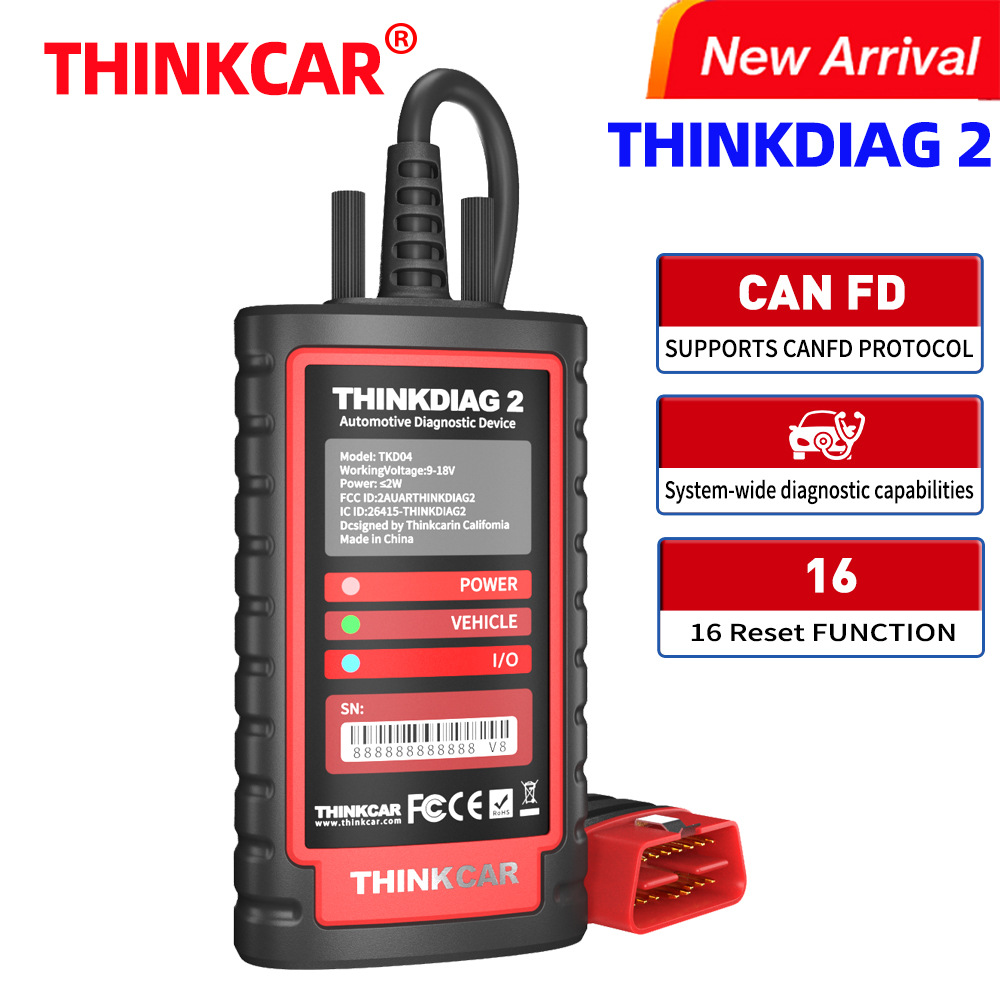 Starcard Thinkdiag2 Software Automotive Fault Detector Supports CANF D Protocol Overseas Version