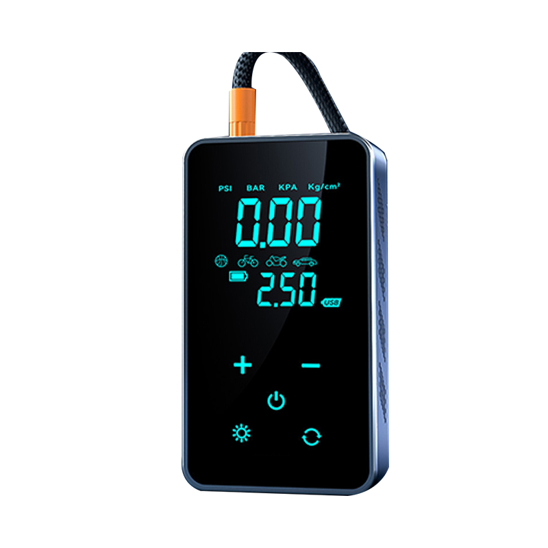Touch 45W 150 PSI Portable Electric Air Pump Compressor Light Cordless Tire Inflator Hand Hold Recharge USB C Wireless Air Pump