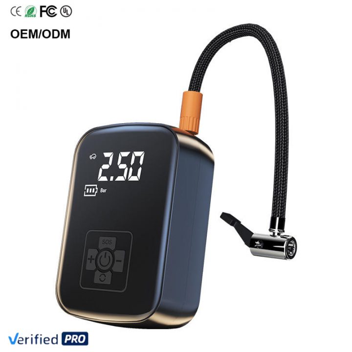 Tyre Air Pressure Pump Car Portable Mini Car Air Pump Automatic Led Digital Tyre Air Compressor WirelessTire Inflator