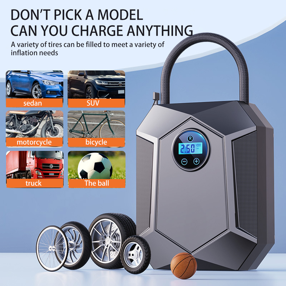 Wholesale 150Psi DC12V Car Air Compressor Portable Multible-purpose Car Inflator Digital Auto Car Air Pump