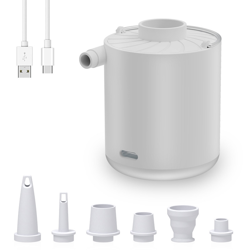 Wholesale PCMOS Portable Mini Air Pump 3-In-1 Electric Inflator Vacuum Pump Outdoor Camping Lantern Mini Portable Mini Plastic
