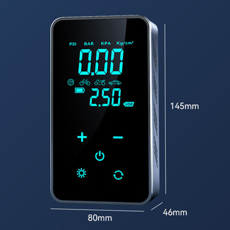 Wireless 150PSI Car Air Pump 3600mAh Tire Inflator LCD Display Use for Cycle Bike Motorcycle Car