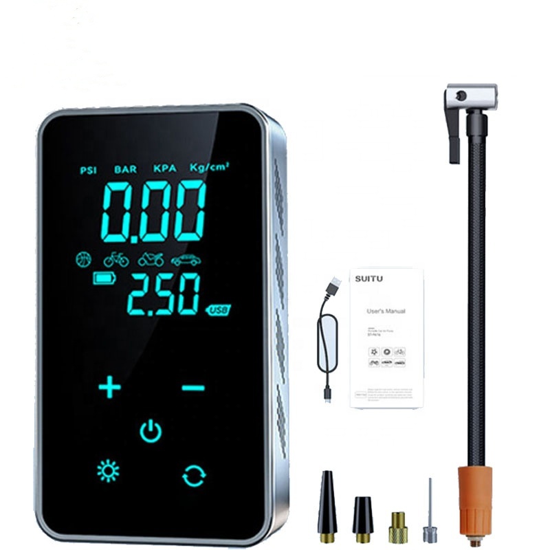 Wireless 150PSI Car Air Pump 3600mAh Tire Inflator LCD Display Use for Cycle Bike Motorcycle Car