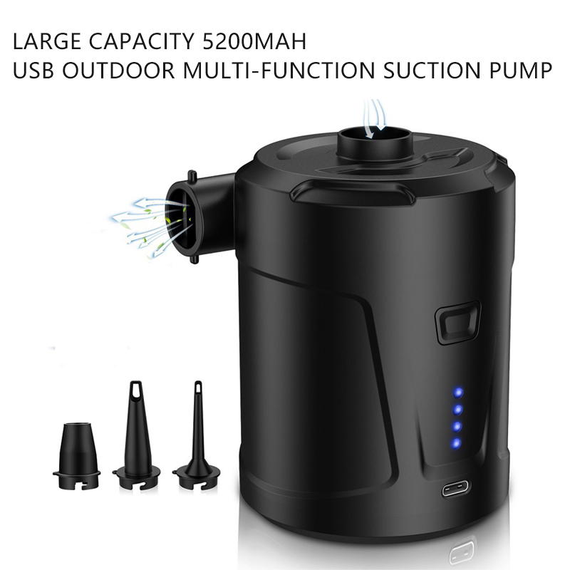 Wireless Air Pump Charging Built-In Power Supply USB Quick Pump Air Cushion Swimming Ring Inflatable Sofa Outdoor Electric Pump