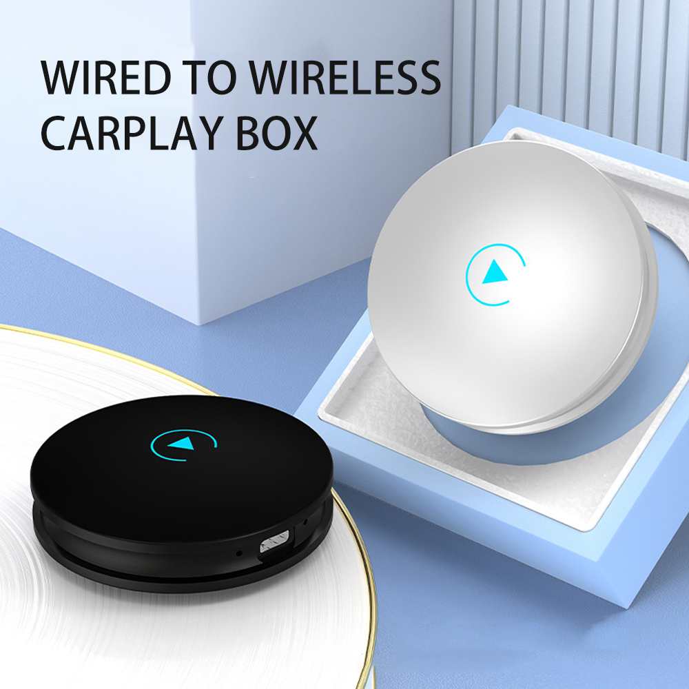 Wireless Intelligent Carplay Adapter Box USB Dongle for Cars Carplay AI Wired to Wireless Mount for Cars